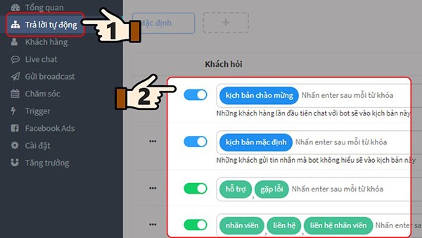 Lựa chọn loại hình kịch bản